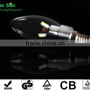 High Quality Led Filament Light Lamp 5W E14 Candle Lamp thumbnail-3