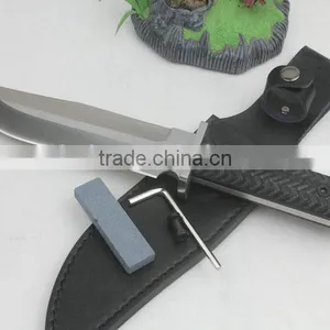 OEM G10 Handle Combat Knife With Sharpener Stone thumbnail-6