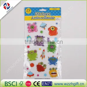 New Inside Out 3D Cartoon Puffy Stickers Birthday Party Favor Adorable Gift for Children thumbnail-5