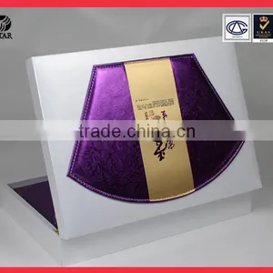 Custom Logo Display Fabric Cosmetic Packaging Leather Box For Gift thumbnail-1