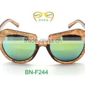 2015 High Quality Wooden Frame Mirroor Lens Sunglasses thumbnail-4