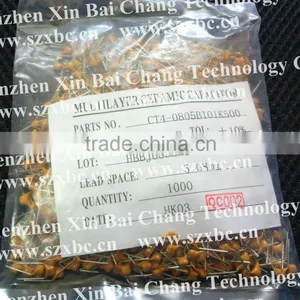 0805 101K Ceramic Capacitor thumbnail-1