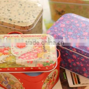 Lovely Design Cartoon Square Metal Candy Gift Box thumbnail-4