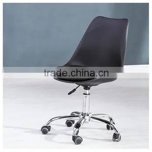 pp Abs Office Chair Study Adjust Plastic Stool With Wheels Lift up and Down Chairs thumbnail-1