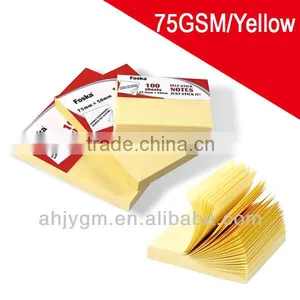 Hot Sale Yellow Offset Paper Self-stick/Mempo Pad/Notes thumbnail-1