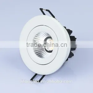 Diameter 85mm Cutting Size75mm 5w 7w Cob Led Downlight ,White Finish Ceiling Led Light thumbnail-1