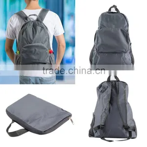 Nylon Foldable Portable Zipper Travel Hiking Backpack Outdoor Shoulder Bags thumbnail-6