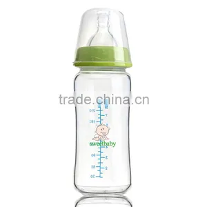 150ml Standard Size High Borosilicate Glass Baby Feeding Bottle thumbnail-4