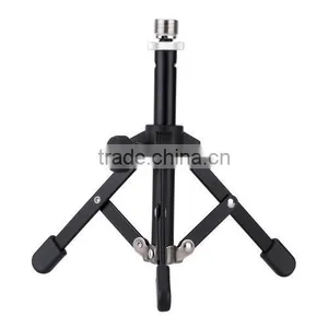 Mini Foldable Desktop Tabletop Tripod Microphone Mic Stand Holder thumbnail-4