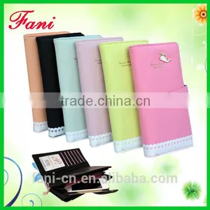 Guangzhou Fani Leather Factory Hand Craft Cheap Leather Clutch Purses for Ladies thumbnail-1