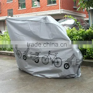 Rain Cover Dust Cover for Bike or Motorcycle Bike Motorcycle Rain Dust Cover Waterproof Outdoor Scooter Protector Gray For Bike thumbnail-1
