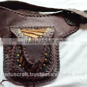 Leather Bum Belts With Pockets thumbnail-1