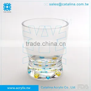 3D Bubble Pattern Tumbler, Mug Cups Acrylic Bathroom Accessories thumbnail-1