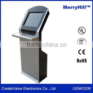 Industrial Commecial 15/17/19/22 Inch Touch Screen Banking Kiosk Metal Keyboard thumbnail-4