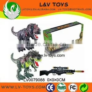 Gun Remote Control Dinosaur Toys With Light&sounds thumbnail-1