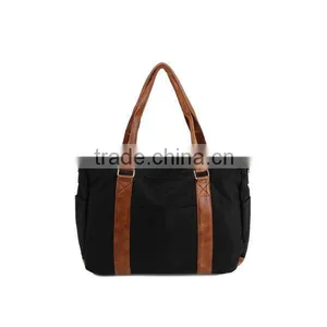 High Quality PU Leather Tote Bag,Unique Canvas Travel Duffle Bags With High Standard thumbnail-1