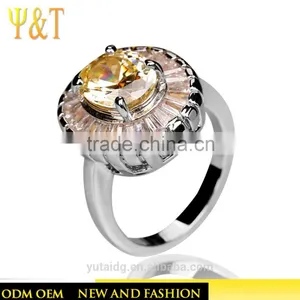 Jingli Jewelry Pave Setting Wedding Ring (YJ-852) thumbnail-1