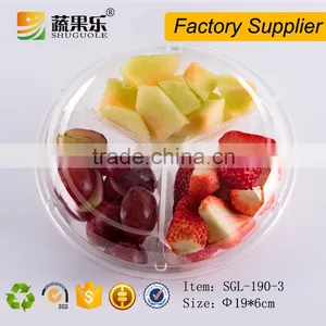 Disposable Plastic Fresh Fruit Salad Packaging Container thumbnail-4