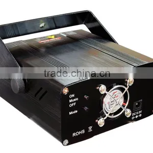 DL018 Latest Design Multi Pattern Mini Laser Stage Lighting Projector With Music Controller thumbnail-4