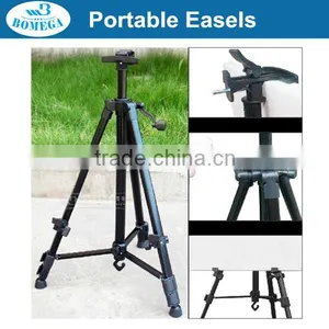 In Stock 53-163cm Folding Metal Easel Drawing Stand Sketch Metal Easel Cheap Easel thumbnail-1