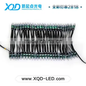 2818 12mm Diffused Digital RGB LED Pixel String Light Individually Addressable Round LED Module IP68 thumbnail-3