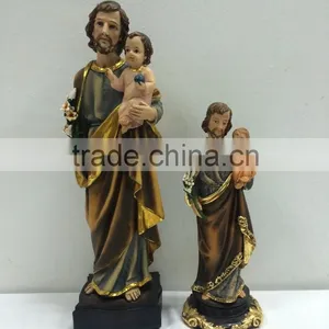 2016 Factory Jesus Polyresin the Father and Son Religious Statue Baby Jesus Figurine thumbnail-2