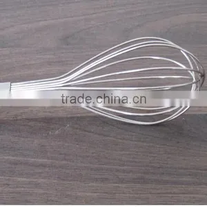 Manual Stainless Steel Mixer Beat Eggs Household Blender Bold Stainless Steel Round Bar Handle Small Medium Large Whisk D07 thumbnail-2