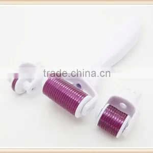 Changeable Heads China Wholesale HIgh Quality Medical Grade Derma Roller 3 in 1 Needles Derma Roller192,600,1200pins thumbnail-3