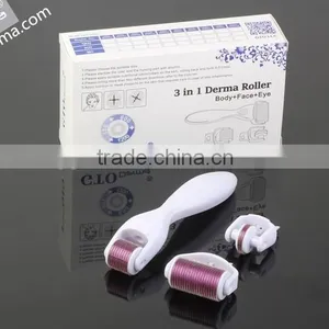 GTO Brand 3 in 1 Body Face Eye Derma Roller CE Approved thumbnail-4