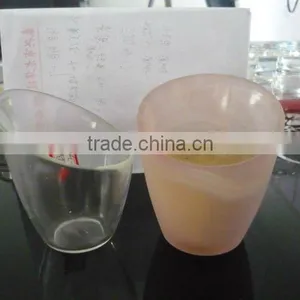 300ml Clear Glass Candle Empty Jar With Square and Circular thumbnail-1
