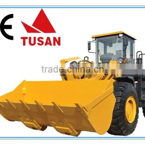 6 Cyllinder Diesel Engine Wheel Loader With Front End Loader With ce thumbnail-1