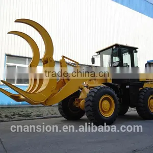 9.6ton Wood Grapple Loader ZL30G for Forest and Wood Factory Works thumbnail-1