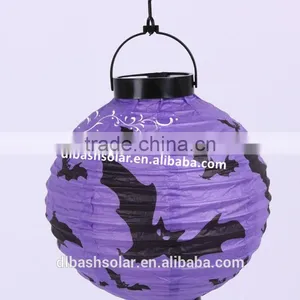 Electric Hanging Pumpkin Lanterns Halloween Paper Lanterns thumbnail-5