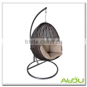 Single Adult Size Cheap Garden Swing With Cushion Inside thumbnail-2