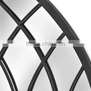 Antiquel Black Outdoor Wall Mirror thumbnail-3