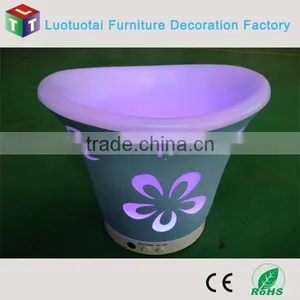 Rechargeable Battery Opertaed Luminouse Led Light up Ice Bucket thumbnail-3