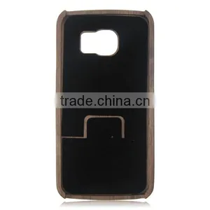 Hot Selling Customized Walnut Wood Mobile Phone Case,100% Wooden Case for Samsung S6 thumbnail-2