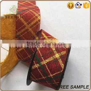Wholesale Polyester Linen Ribbon Square Fabric thumbnail-1