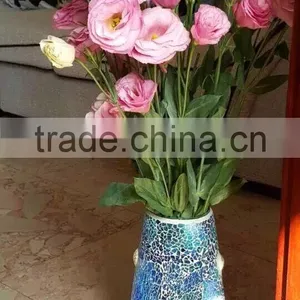 Floor Standing Glass Mosaic Flower Vases thumbnail-4