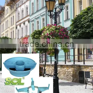 Vertical Garden Tray Lamp Planter Plastic Flower Plant Pot thumbnail-2