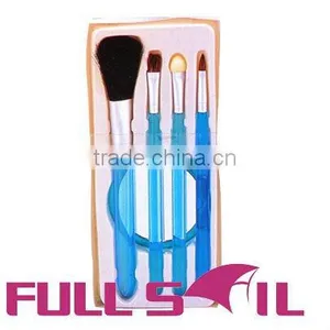 Hot Sale 5pcs Makeup Brush Set With Mirror, Promotional Gift Cosmetic Brush Set thumbnail-1