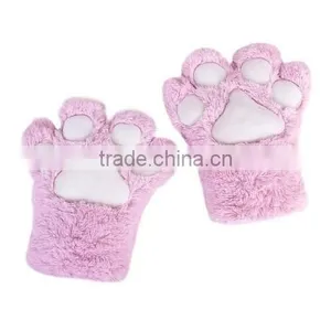 Anime Cosplay Party Costume Cute Cat Bear Plush Paw Claw Gloves thumbnail-4
