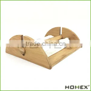 Bamboo Napkin Holder Rack Flat Napkin Holder Homex BSCI/Factory thumbnail-6