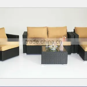 All Weather PE Rattan Garden Sofa Cheap Sofa Set thumbnail-1