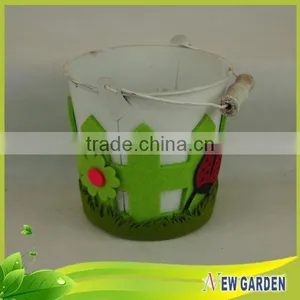 High Appraise Unique Metal Storage Basket,Decorative Metal Flower Pot thumbnail-6