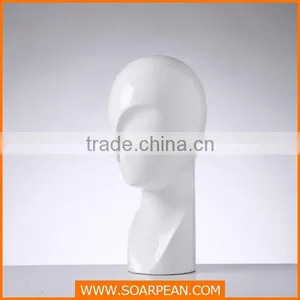 Manufactory Male Fiberglass Mannequin Head Bust thumbnail-2