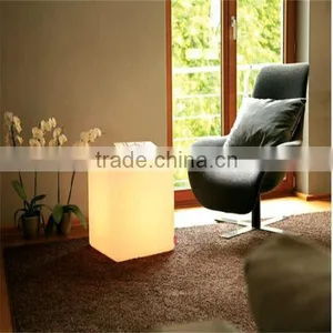 Outdoor Waterproof Polyethylene Solar-powered LED Sitting Cube With CE, ROHS, SGS Certifications thumbnail-3