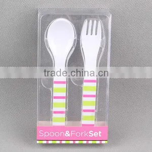 Melamine Kid's Spoon and Fork / Kid's Utensil thumbnail-1