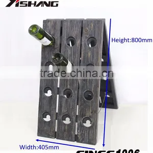Unique Ideas Antique Wooden Beer Rack Display Shelf thumbnail-2