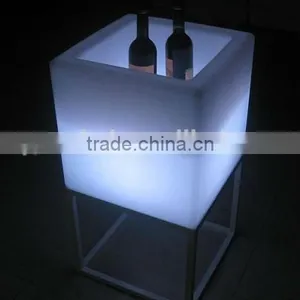 Single Plastic LED Lighting Shelf, Wall Mount Plastic Wine Rack Shelf thumbnail-2